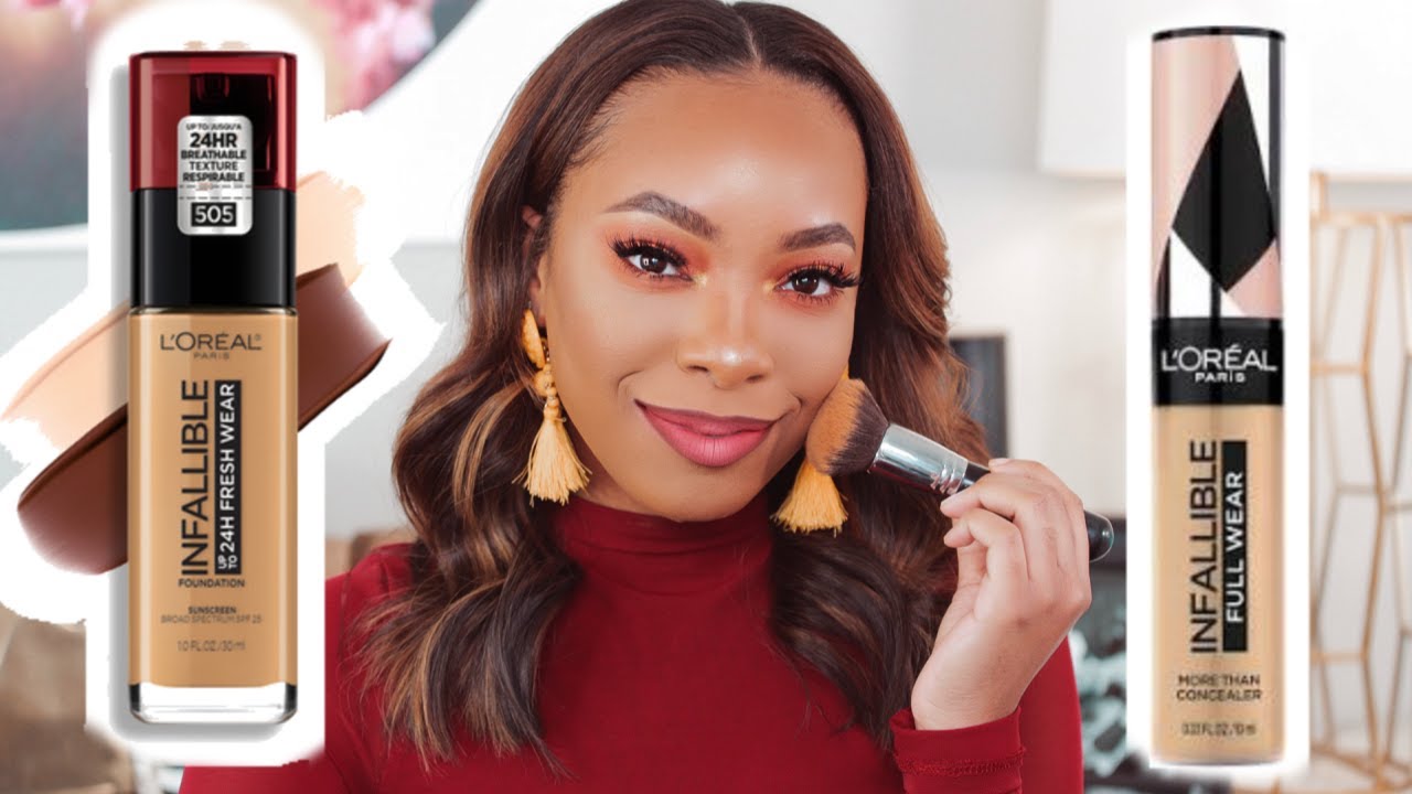 THE BEST DRUGSTORE FOUNDATION FOR OILY SKIN! | L'OREAL FRESH WEAR FOUNDATION & FULL WEAR CONCEALER