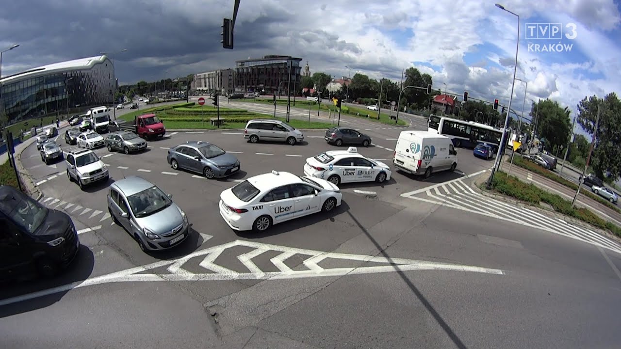Jedź bezpiecznie odc. 921 (przejazd przez rondo Grunwaldzkie w Krakowie)