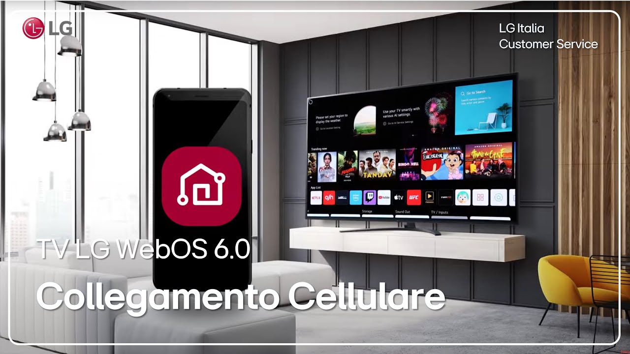 LG телевизор | Подключение Android-смартфона к WebOS 6.0 Smart TV