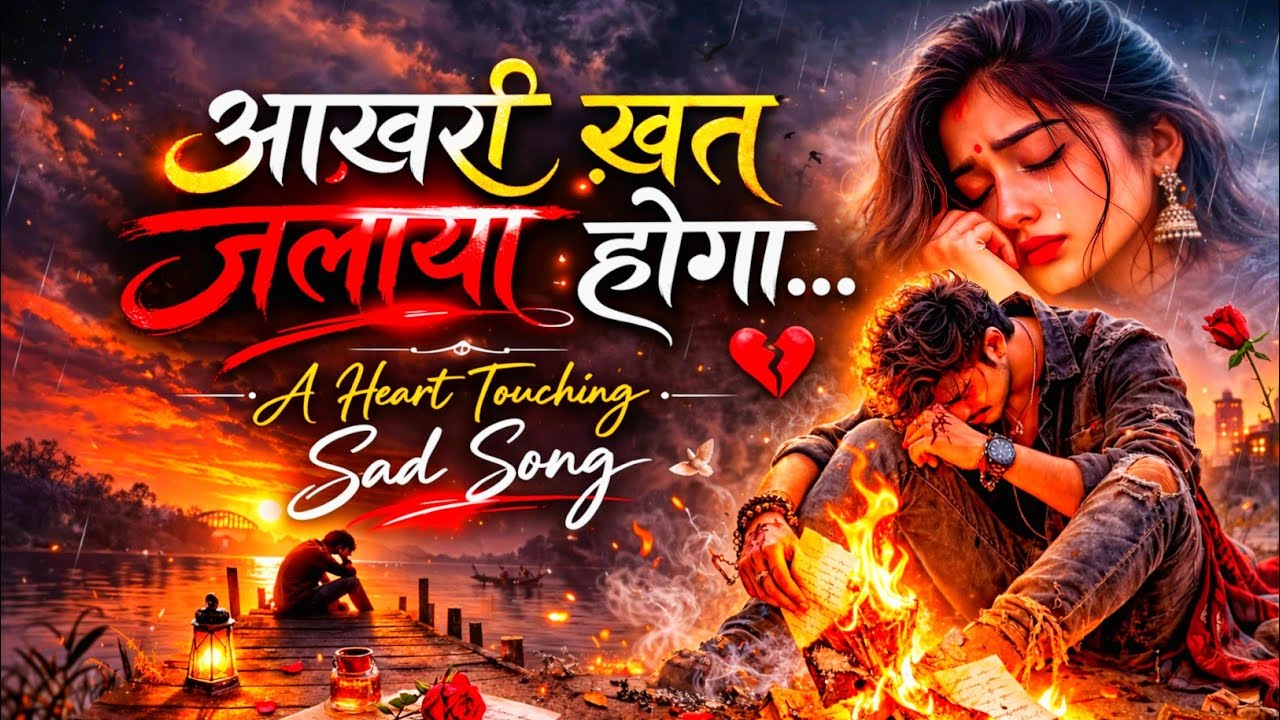 💔 आख़री ख़त जलाया होगा — Sad Emotional Love Song| Heart Broken Song | Normal DJ Remix 2026