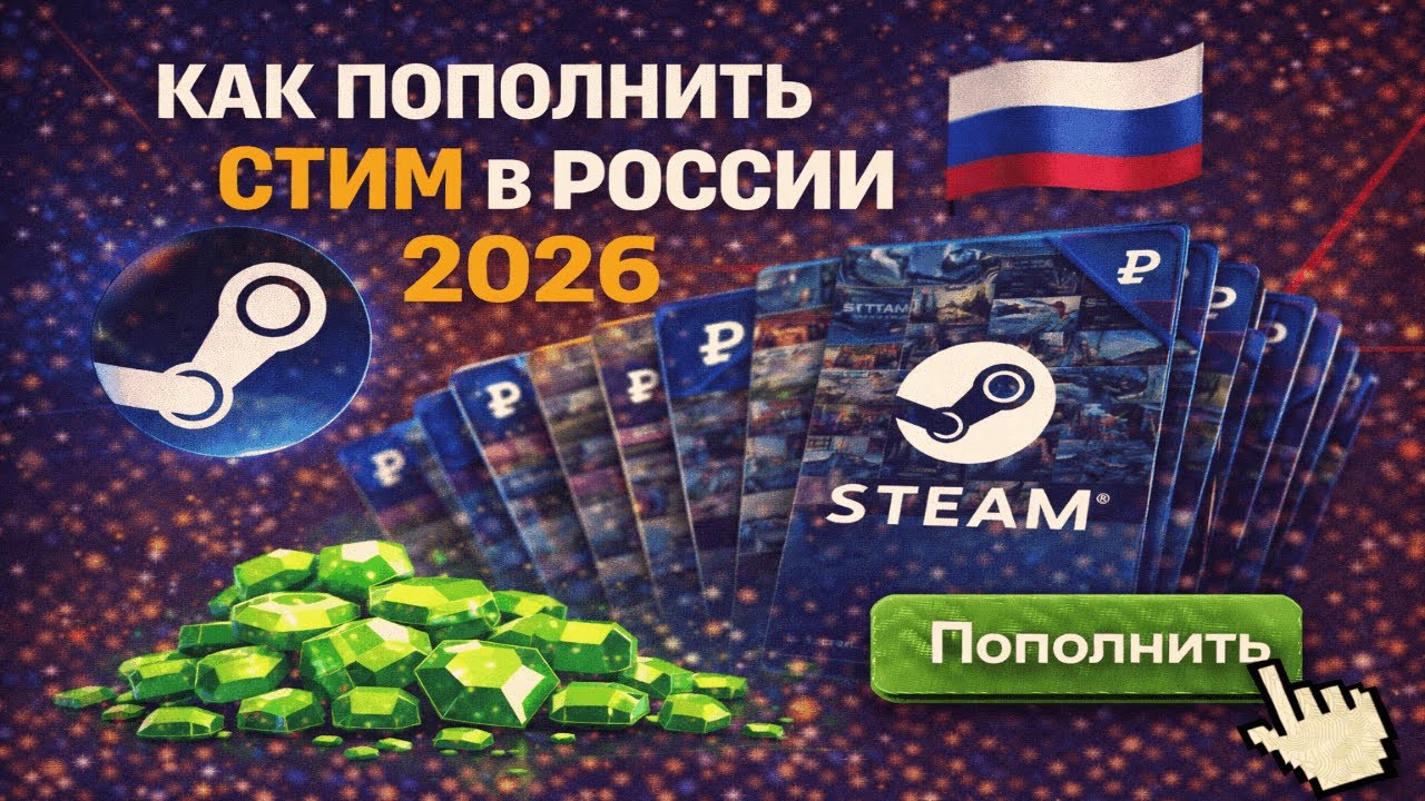 Как пополнить стим в России 2025 выгоднее