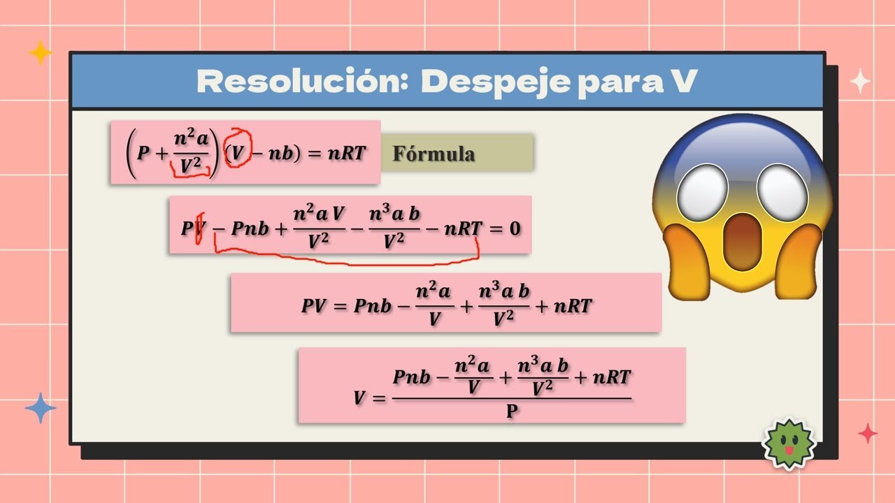 ¿Calcular el volumen de un gas real?
