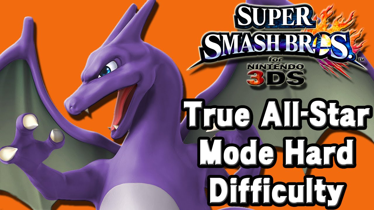 Super Smash Bros. For 3DS (True All-Star Mode Hard Difficulty | Charizard)