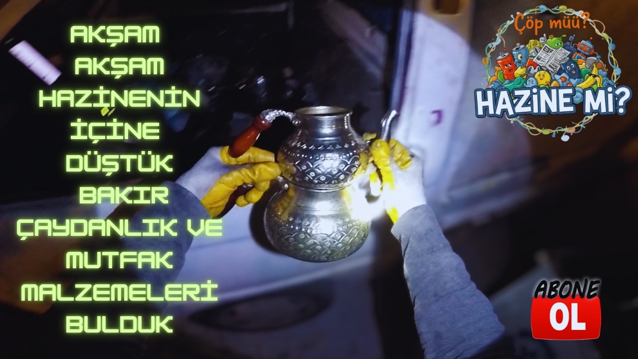 Akşam Akşam Hazineye Denk Geldik! Çöpte Neler Bulduk? Hurda Avında Şansımız Döndü!