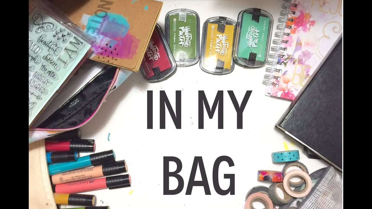 INSIDE MY BIBLE JOURNALING BAG