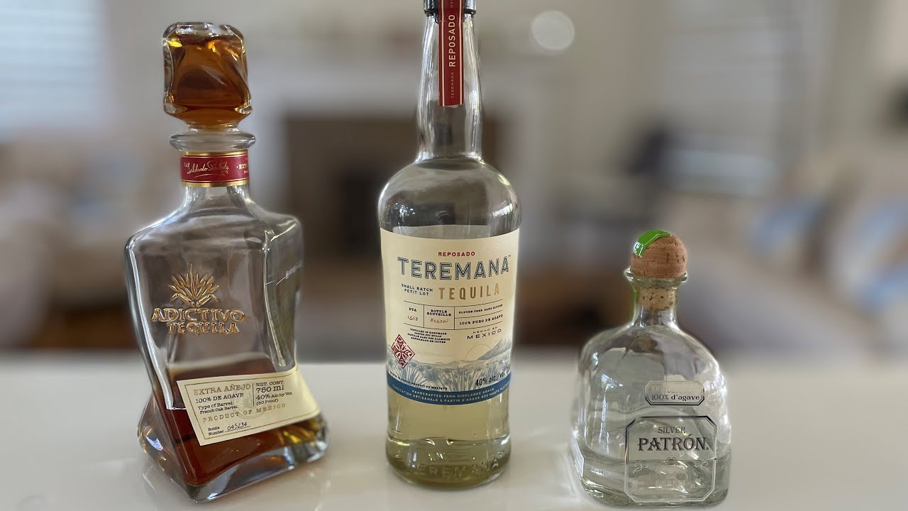 Premium Tequila Tasting: Patron Silver, Teremana Reposado & Adictivo Extra Anejo