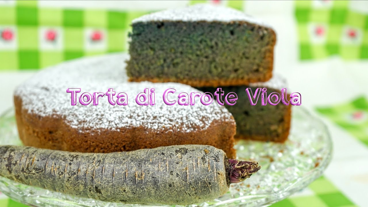 Torta alle Carote.. Viola🥕💜 Senza Burro