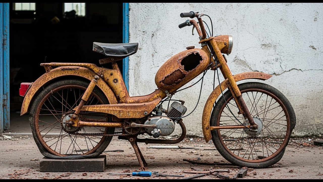 Restoring a 1971 BABETTA 207 – Vintage Pedal Motorcycle Revival