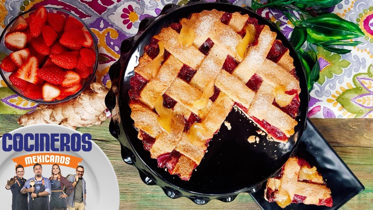 Receta: Tarta de fresas con jengibre | Cocineros Mexicanos