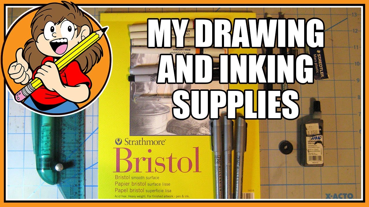 My Drawing and Inking Supplies [An Overview] | Rated 13+
