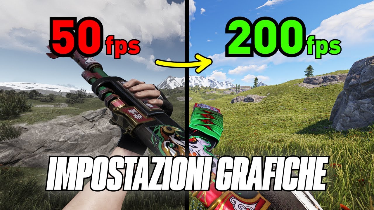 AUMENTA gli FPS con queste IMPOSTAZIONI su RUST