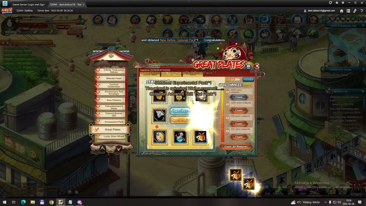 Naruto Online - 44k coupons spending! (35k fuku deals) F2P