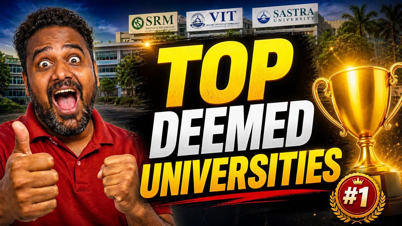Top Deemed Universities in Tamil Nadu 2026 🔥 Fees, Placements & Entrance Exam ( REVEALED )
