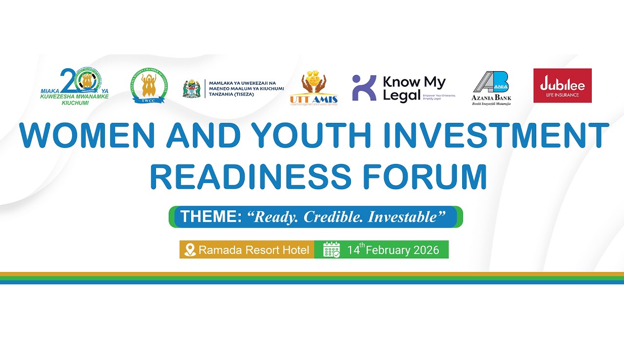🔵#TWCCLIVE: WOMEN AND YOUTH  INVESTIMENT READINESS FORUM 2026