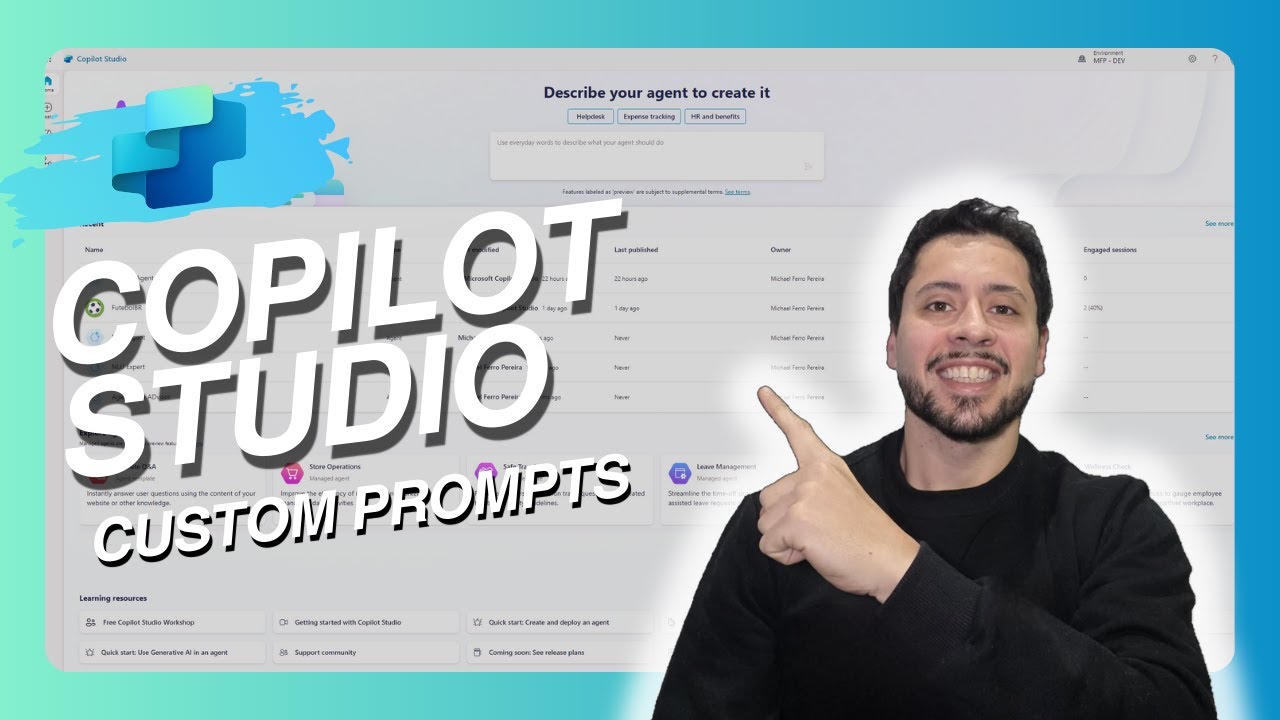 Microsoft Copilot Studio -  Custom Prompts