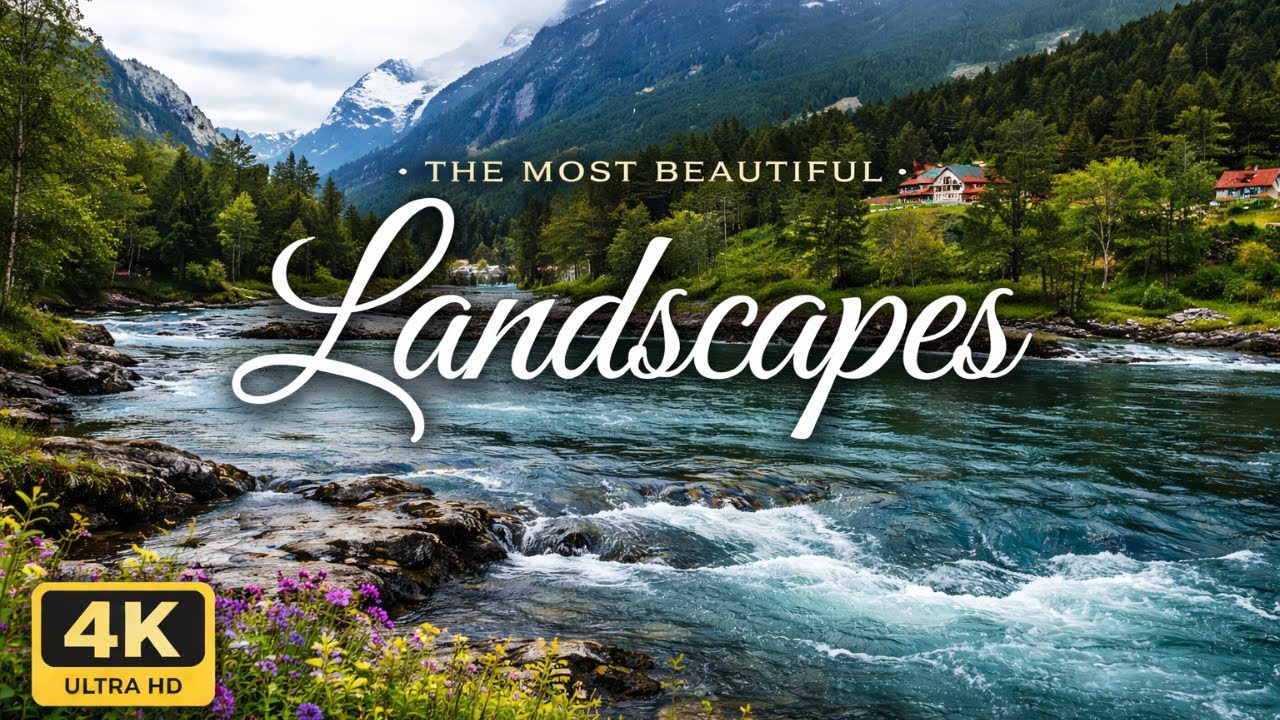 Anti Anxiety Calming | The Most Beautiful Landscapes | Relaxing Healing Music & Sounds 