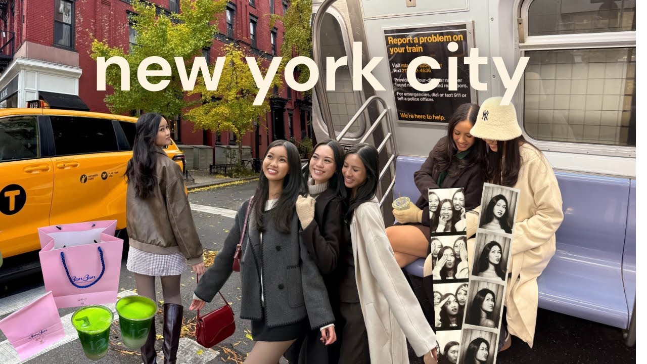 NEW YORK CITY 🚕🗽🎀 girls trip, chinatown crawl, photobooth museum