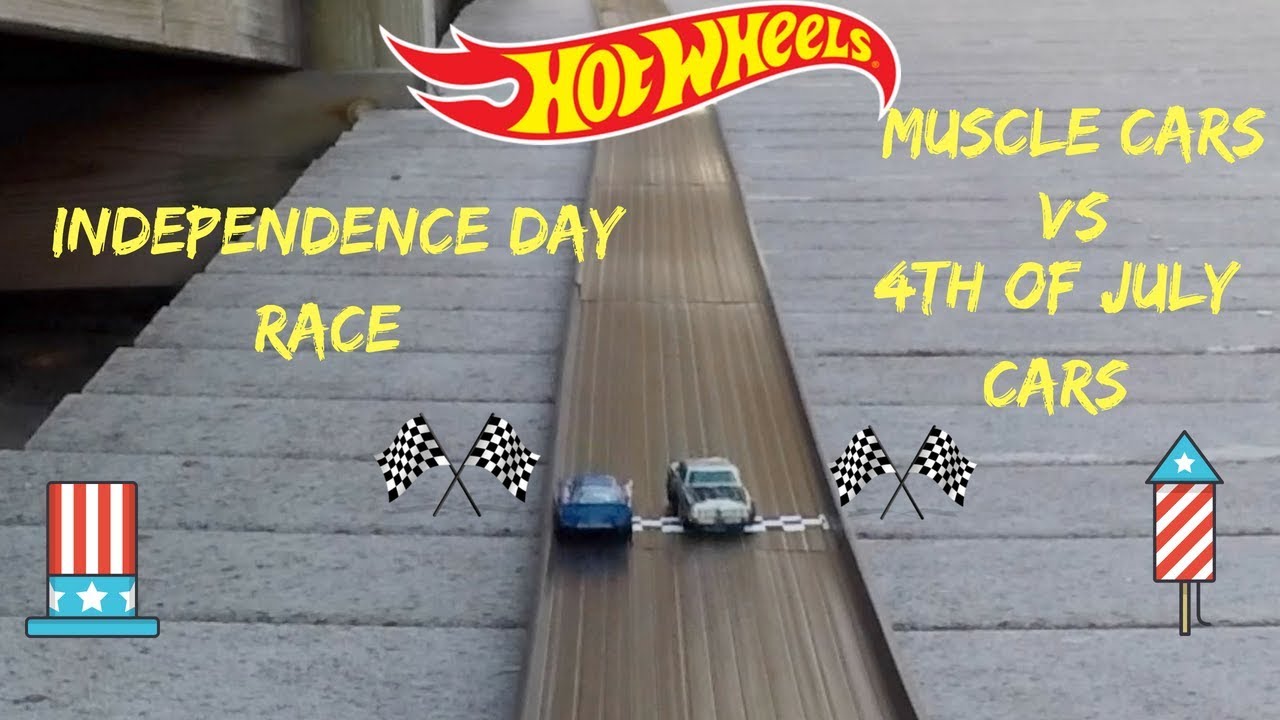 Hot Wheels Independence Day fat track tournament race