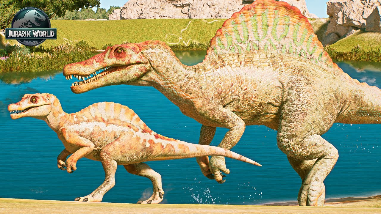 Life Of Spinosaurus | Cute Baby Dinosaur Animations in Jurassic World Evolution 3