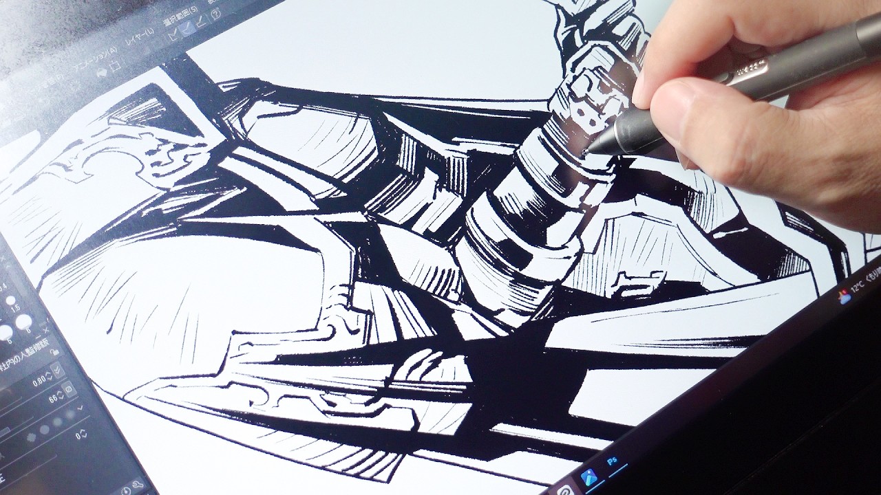 Drawing BATMAN : Collaboration with Jim Lee