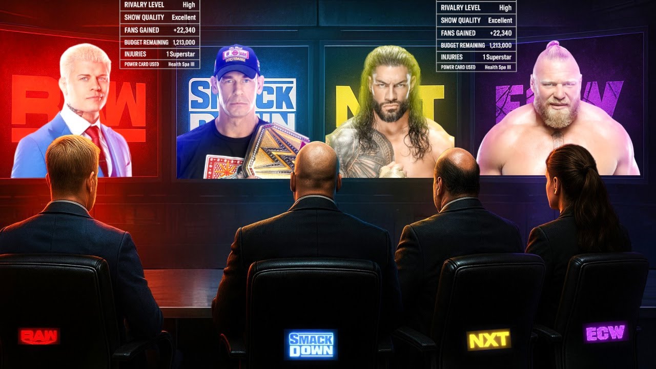 WWE 2K25 My GM Mode - RAW Vs Smackdown Vs NXT Vs ECW #2