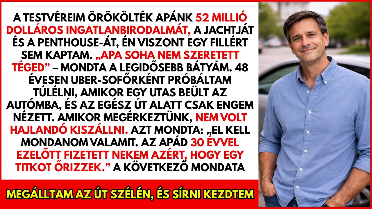 A testvéreim örökölték apám 52 millió dolláros birodalmát, és kinevettek, miközben U-t vezettem