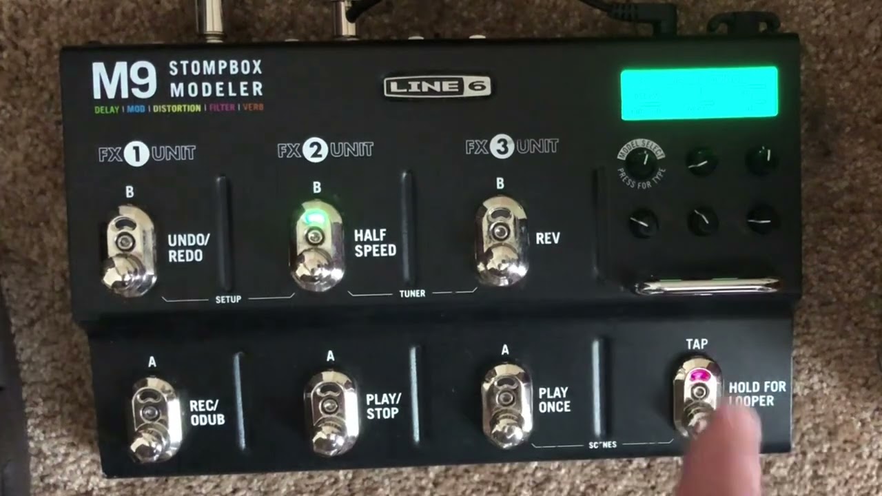 Line 6 M9 “The Edge” type of sound