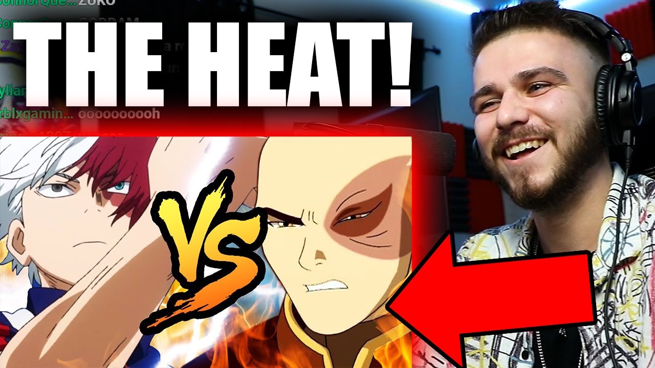 REACTION TODOROKI VS ZUKO RAP BATTLE | RUSTAGE ft. Zach Boucher