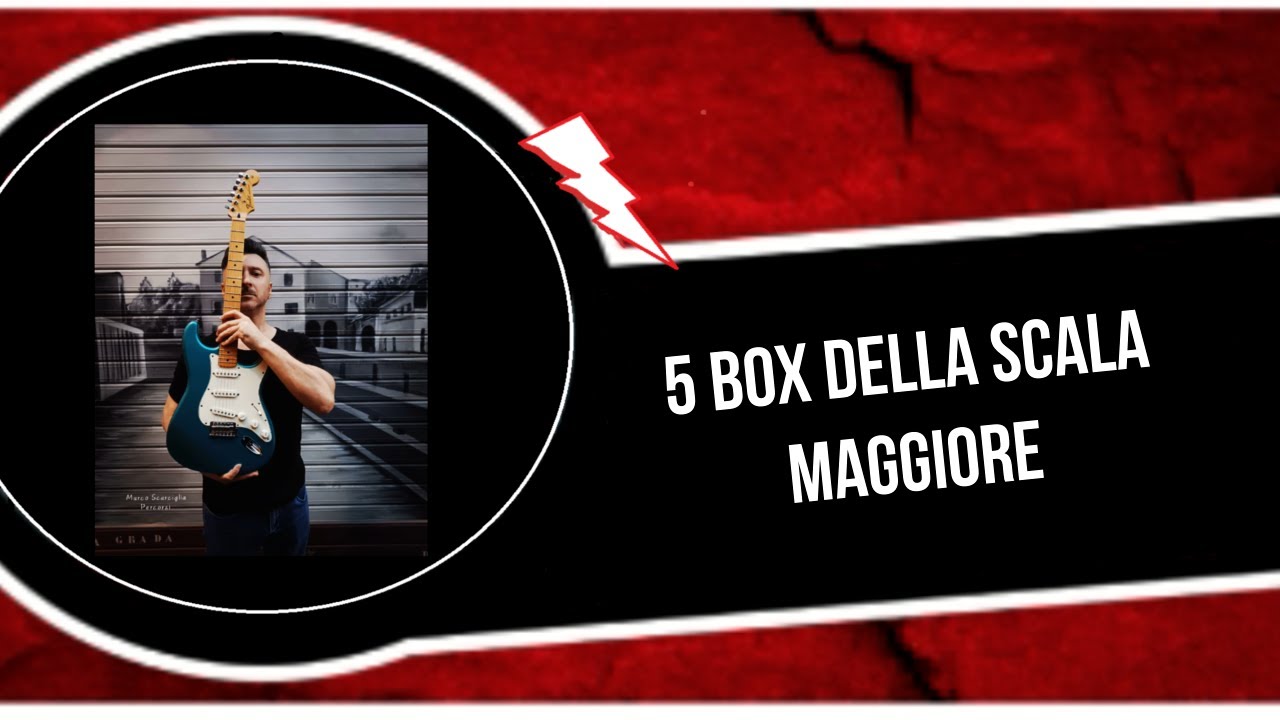 5 BOX DELLA SCALA MAGGIORE - DO MAGGIORE - Basic Lesson
