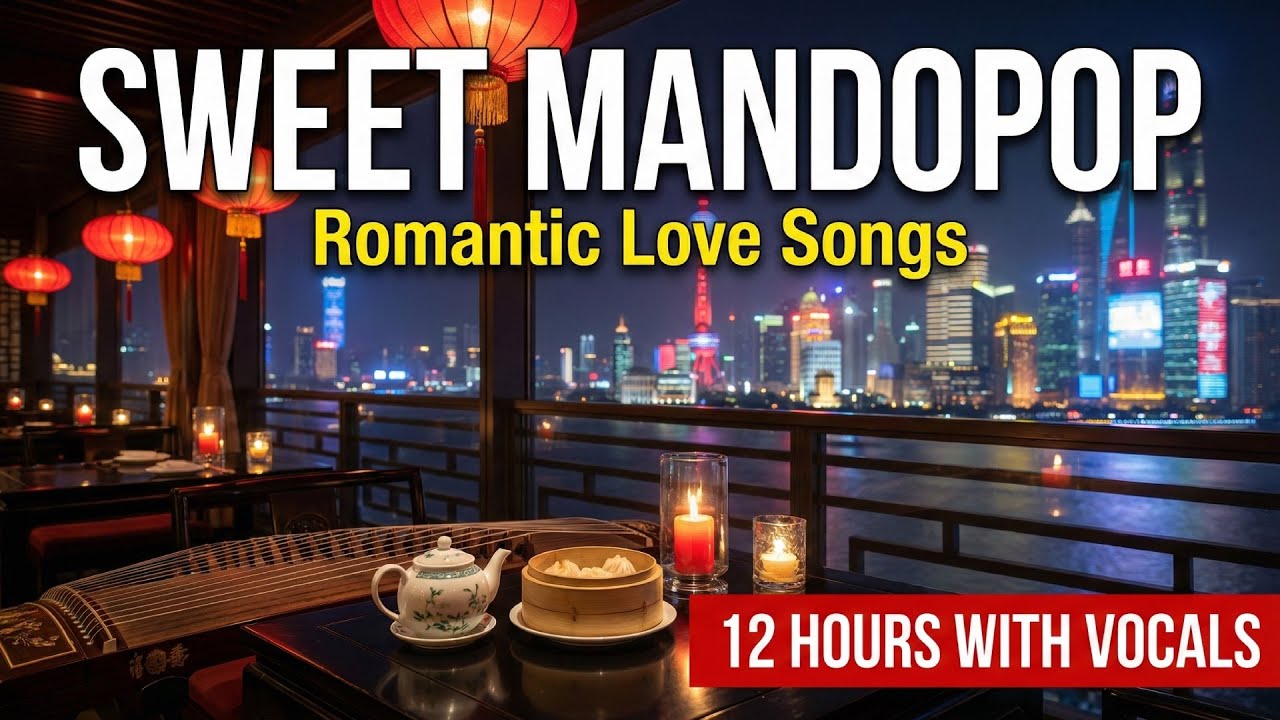 Romantic Chinese Restaurant Music | 12 Hours Sweet Mandopop Love Songs with Vocals