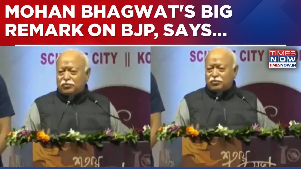 RSS Chief Mohan Bhagwat's Big Statement On BJP, Sends Out 'Don't Compare' Message | Breaking News