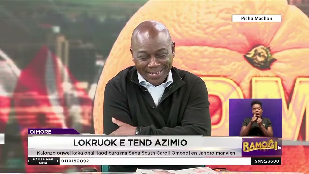 Junet Mohamed ogwe oko, Caroli Omondi oso iye e lokruok motim e tend Azimio