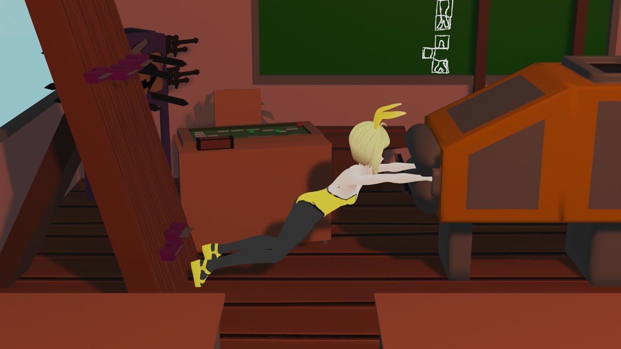 Animation: wringer illusion