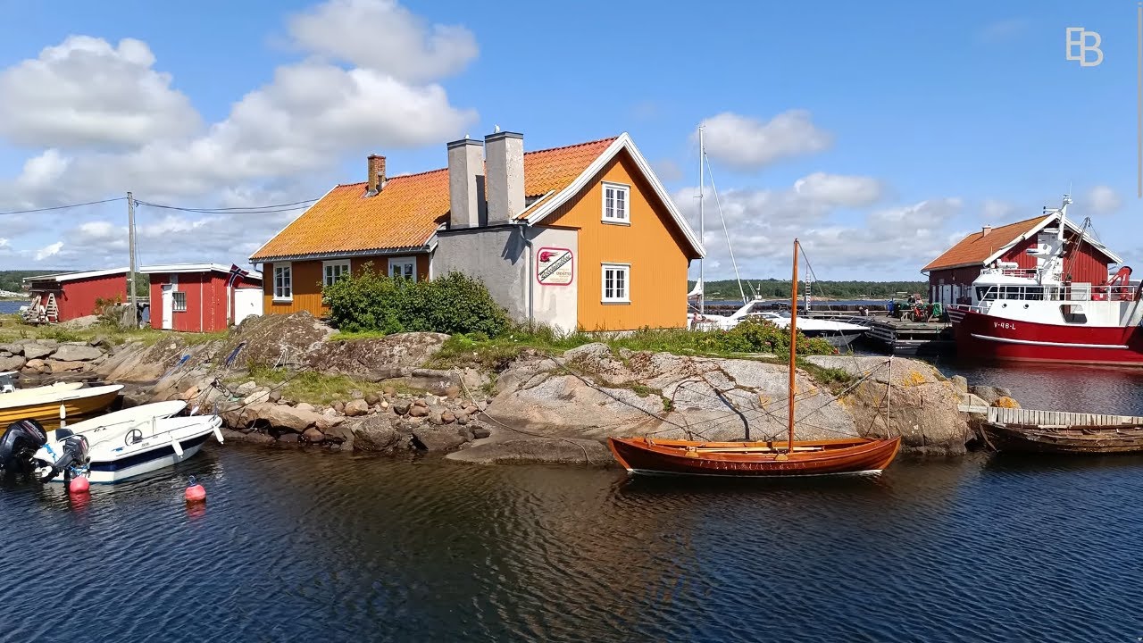Nevlunghavn, Norway &ndash; Charming Coastal Tourist Destination in 4K