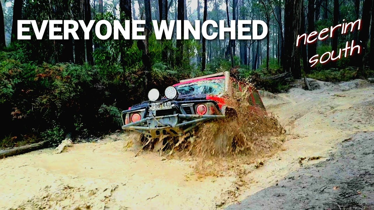 EVERYONE WINCHED | Neerim South 4WD | broken and bogged cars and de-beaded tyres