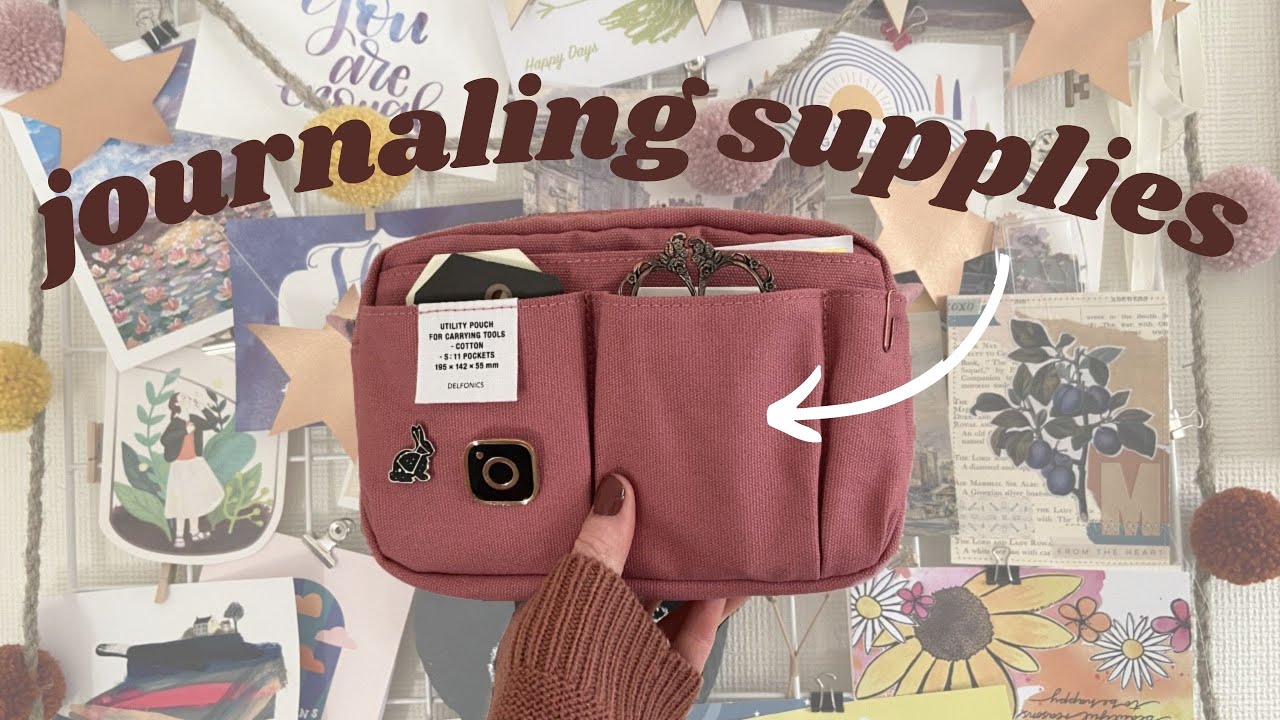 Let’s organise my journaling supplies! 🌟 Delfonics Utility Pouch S