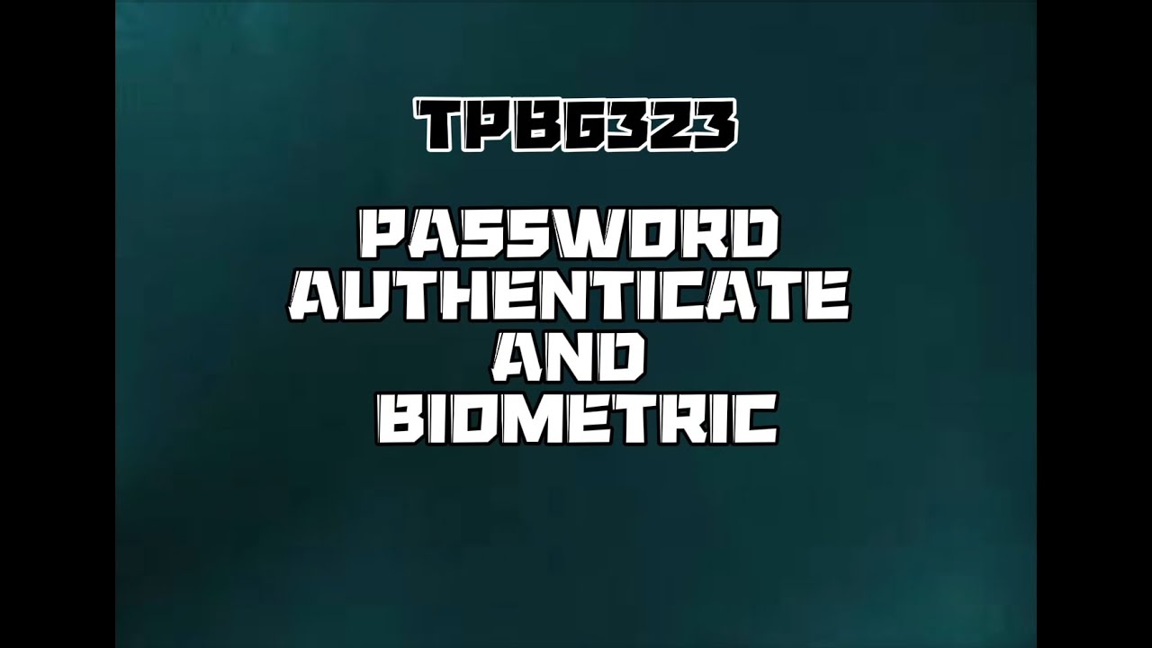 TPB6323 - Does TNG Biometric Security Work ?