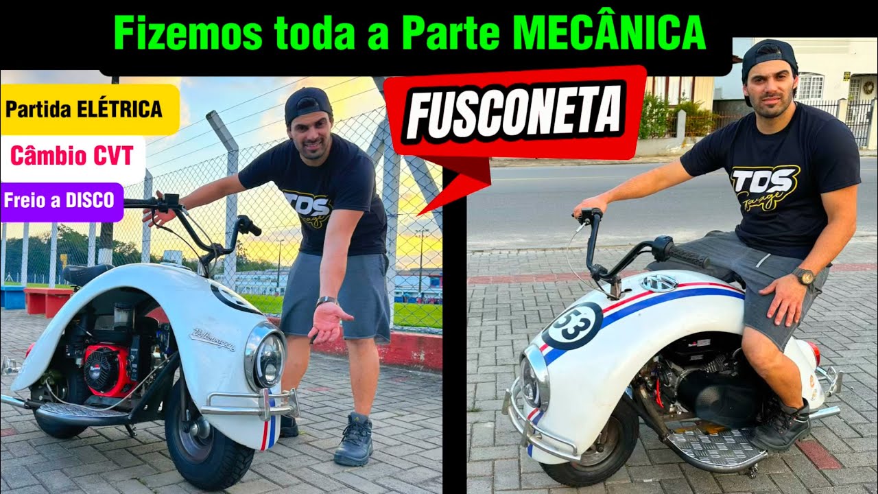 Criamos a Parte MECÂNICA para essa FUSCONETA de um CLIENTE 