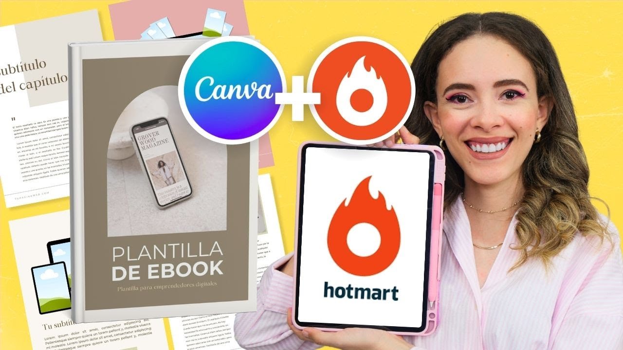 Cómo Crear un Ebook con IA en Canva para VENDER en HOTMART?