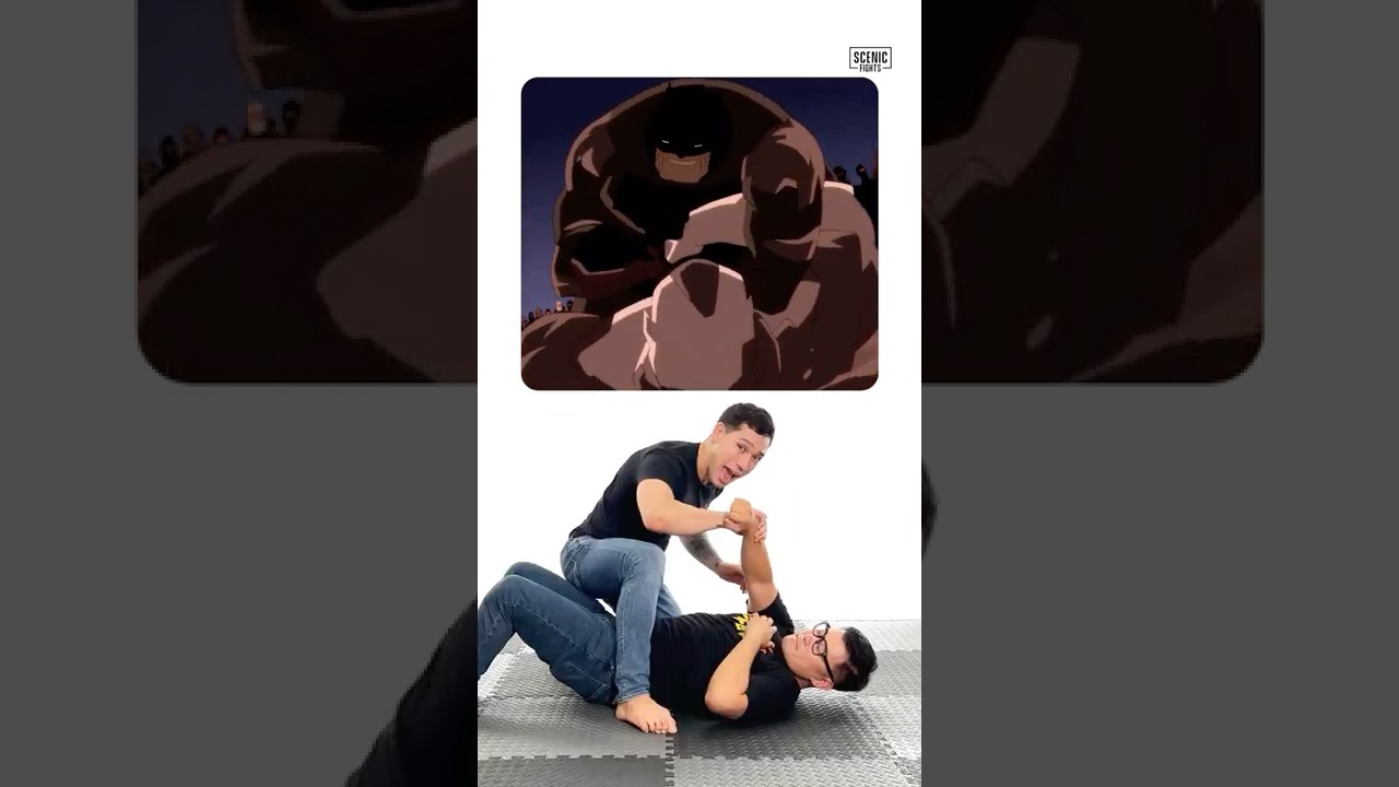 How Legit is Batman&rsquo;s jiu-jitsu vs Mutant Leader? #short