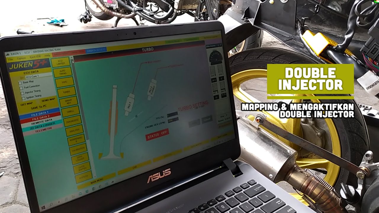 Cara Mengaktifkan Double Injector Di ECU BRT (Mengaktifkan dan Mapping Double Injector)