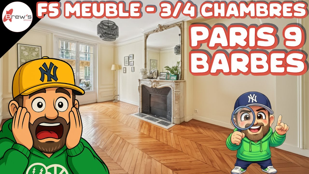 Appartement familial 5P meublé Paris 9 – Calme absolu rue du Faubourg Poissonnière