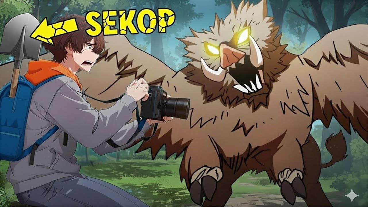 KAMERAMEN STREAMING TERBANGKIT MENJADI KELAS SSS DENGAN SENJATA SEKOP YANG POWERFULL