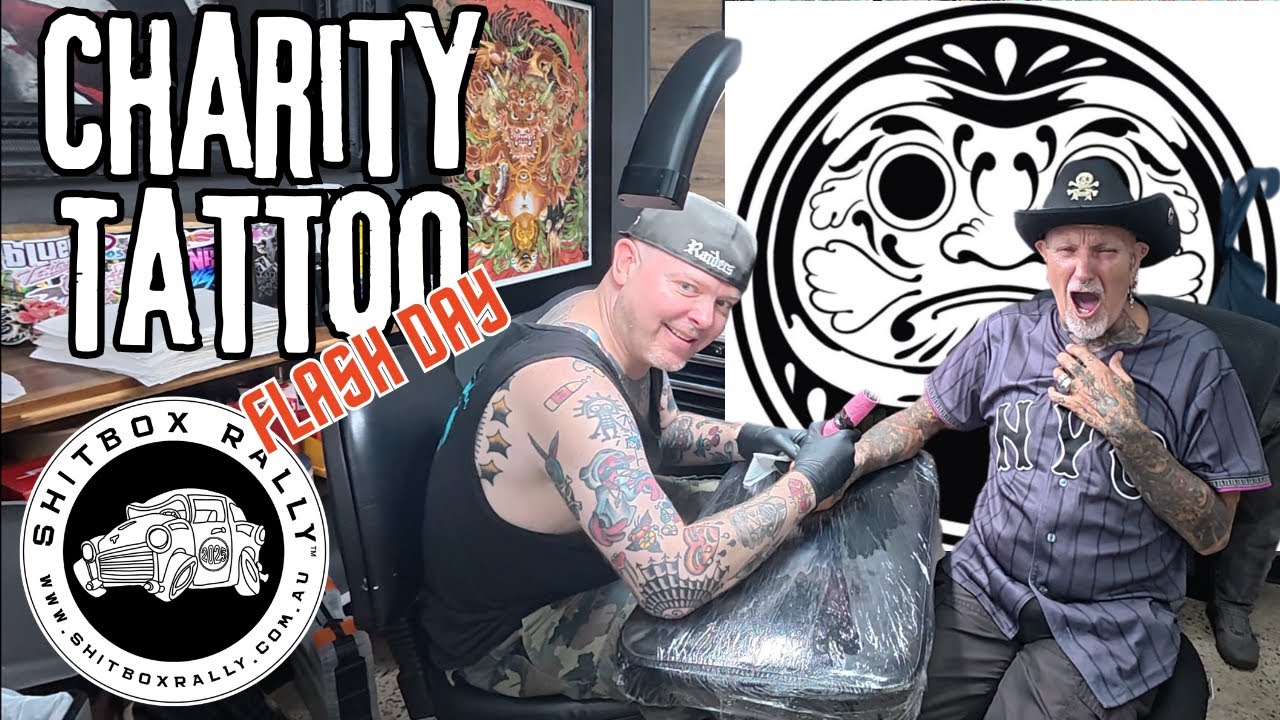 Sh*tbox Rally Charity Tattoo Flash Day at Golden Daruma Tattoo