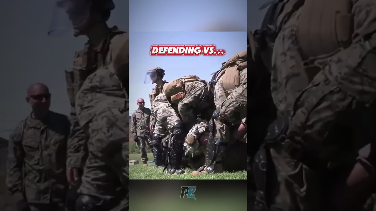 riot training defending vs attacking!