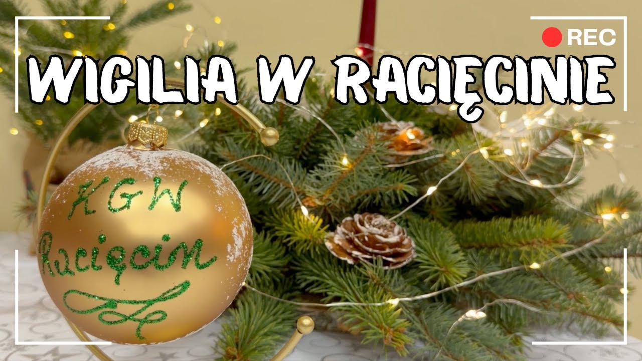 Wigilia w Racięcinie. Świąteczne spotkanie z kolędami i wieczerzą dla mieszkańców gminy Wierzbinek
