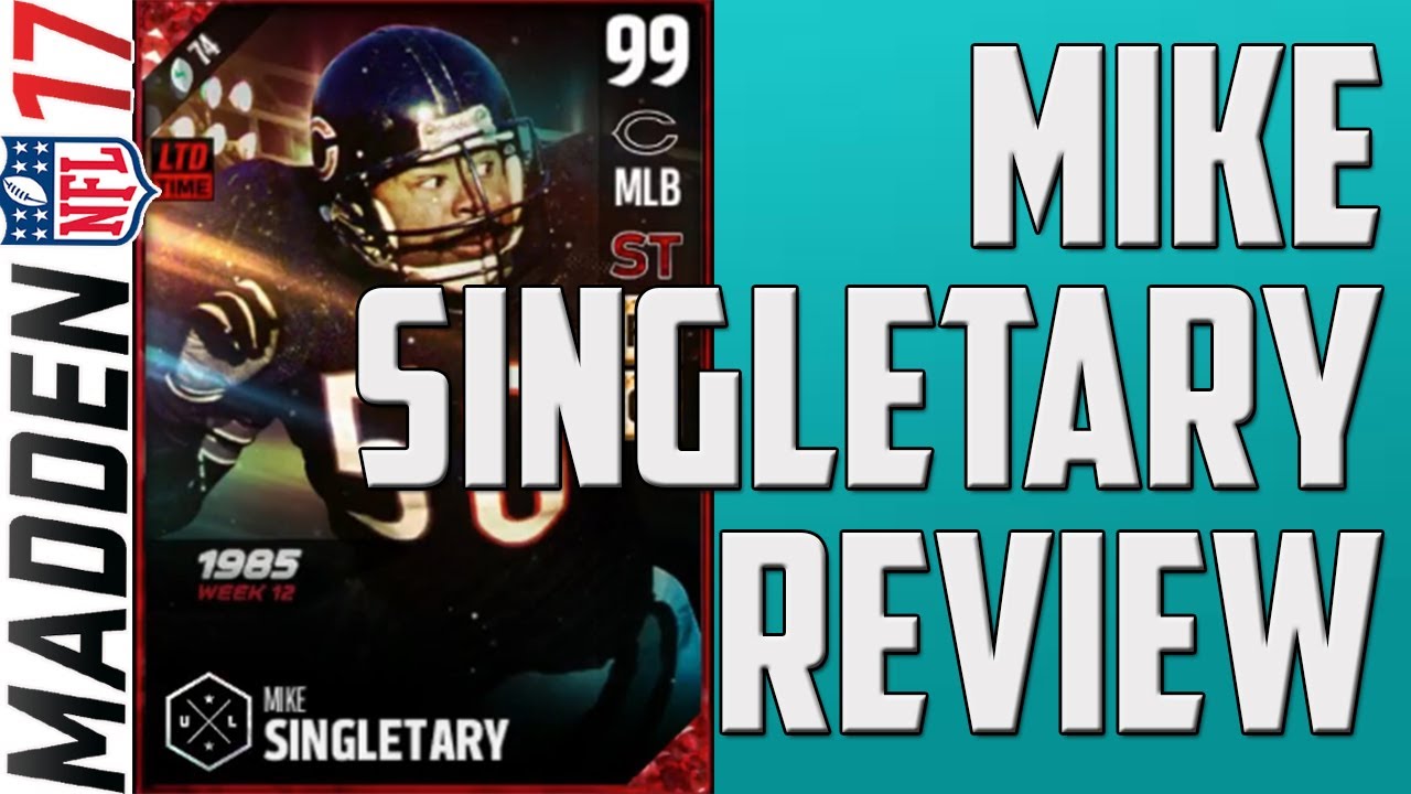 How Good is Boss Ultimate Legend Mike Singletary? MUT 17 Player Review