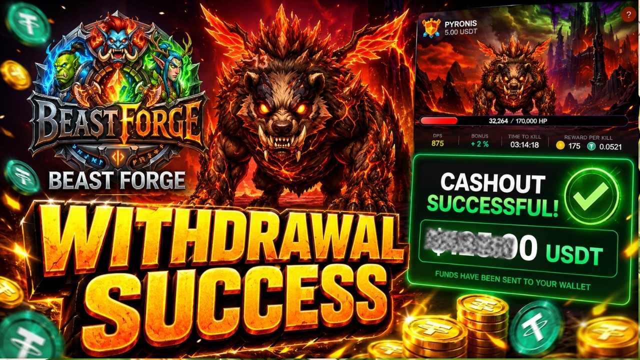 Beast Forge! NEW Game Withdrawal Update! Magkano ba per Day?