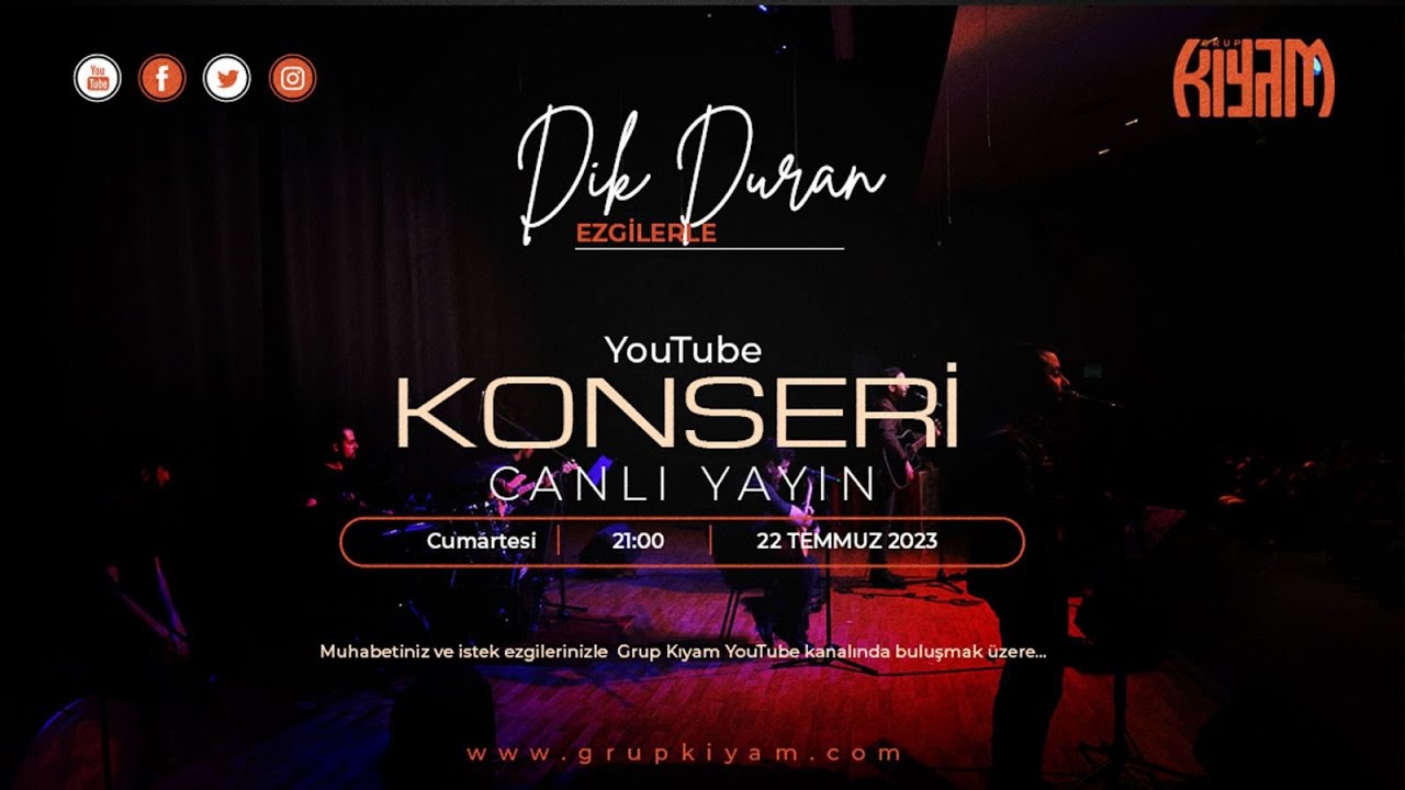 Dik Duran Ezgilerle / Canlı Yayın - (Temmuz 2023)