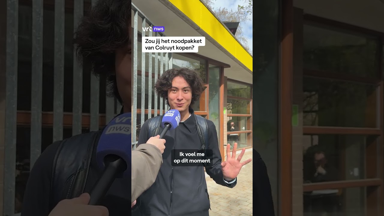 Zou jij het noodpakket van Colruyt kopen? #vrtnws #nws #nieuws #colruyt #noodpakket